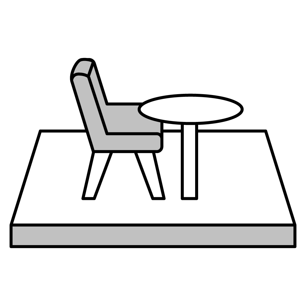Terrasse und Fundament